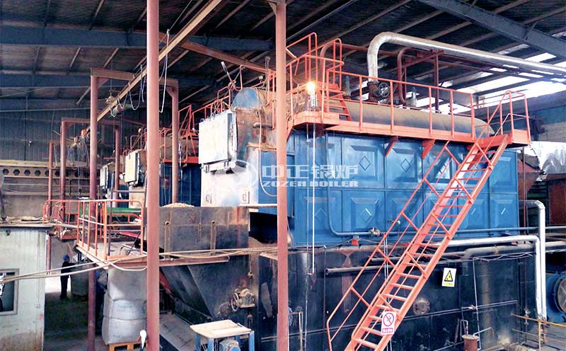 4噸燃油熱水鍋爐實(shí)拍