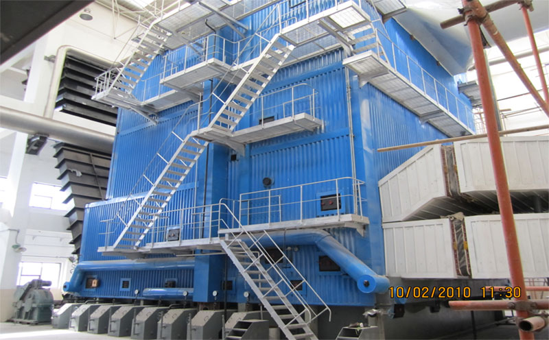 撬裝式環(huán)保鍋爐實(shí)拍